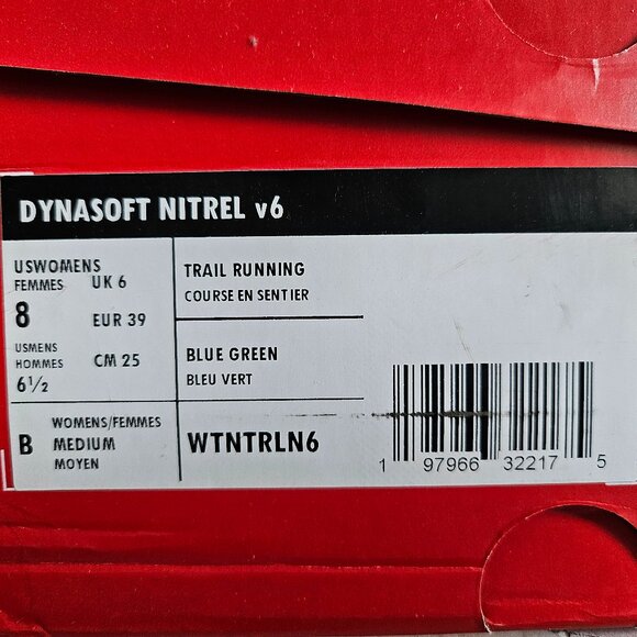 New! New Balance DynaSoft v6 trail run shoe, womens size 8 - Picture 5 of 7